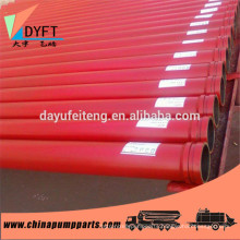 zoomlion twin wall concrete pump pipes for concrete pump truck hard concrete pump pipe line cleaning ball